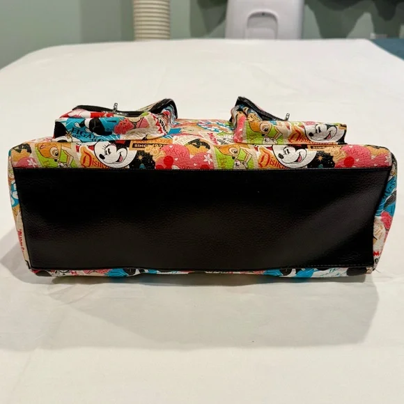 Disney Parks Handbag Classics Collage Purse Mickey Mouse and Friends Dumbo Bambi - Picture 6 of 9